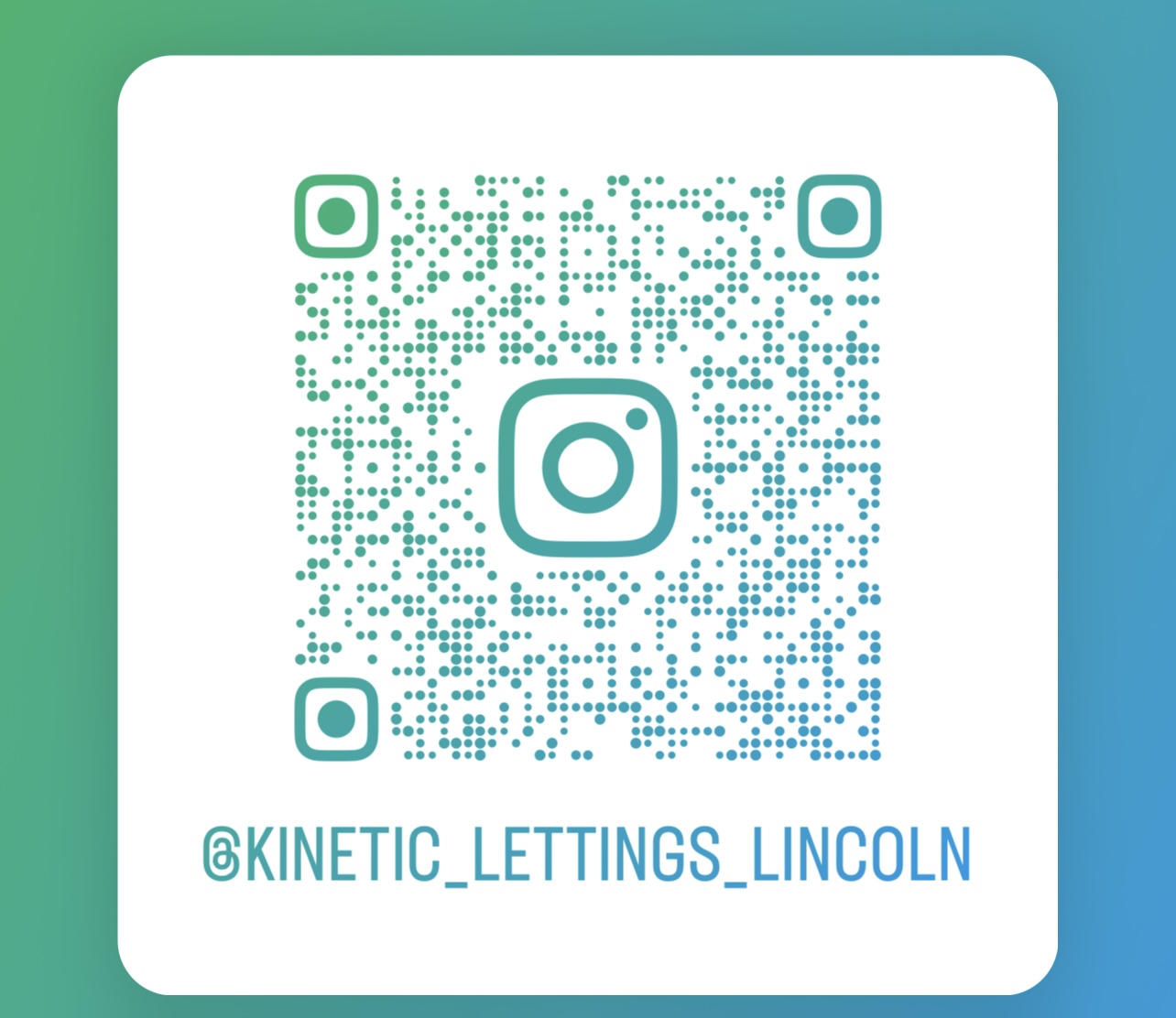 Kinetic on Instagram QR Code